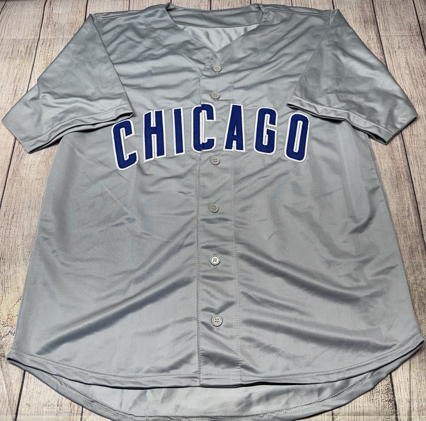 CHICAGO CUBS FERGIE JENKINS SIGNED GREY CUSTOM JERSEY JSA COA!!! “HOF 91”