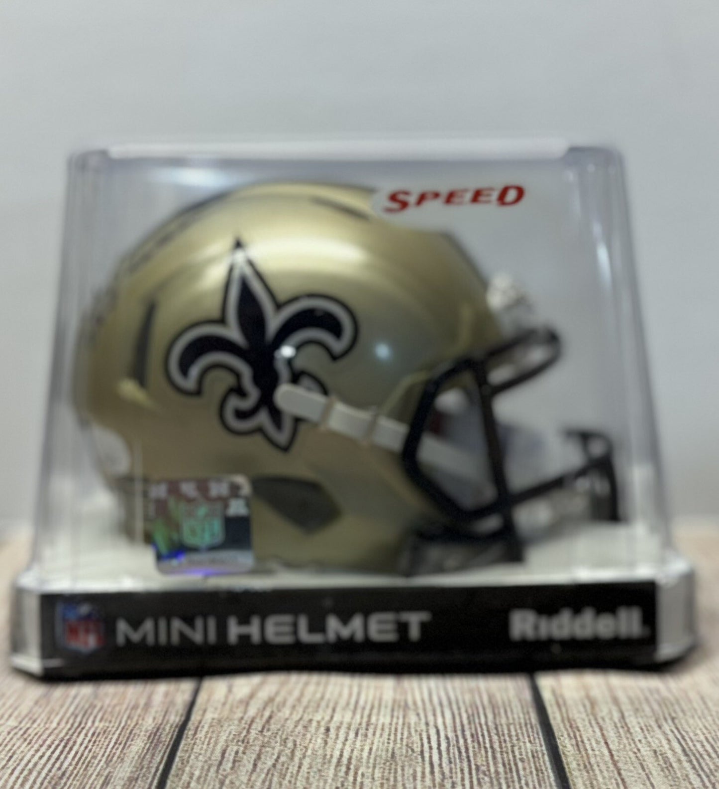 NEW ORLEANS SAINTS BRYAN BRESEE SIGNED MINI HELMET JSA COA