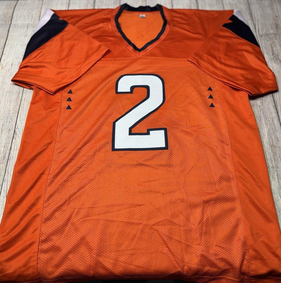DENVER BRONCOS PATRICK SURTAIN II SIGNED CUSTOM ORANGE JERSEY “24 DPOY” BECKETT