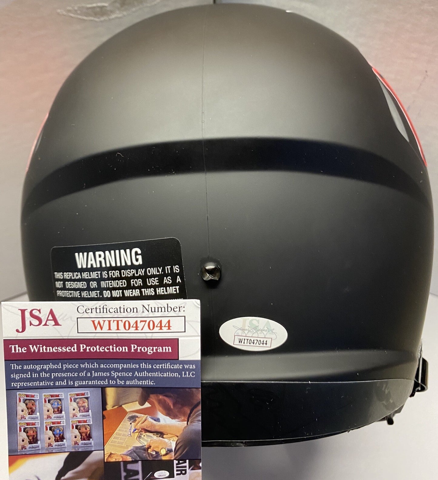 KANSAS CITY CHIEFS NEIL SMITH SIGNED ECLIPSE FULLSIZE REP HELMET3 JSA COA