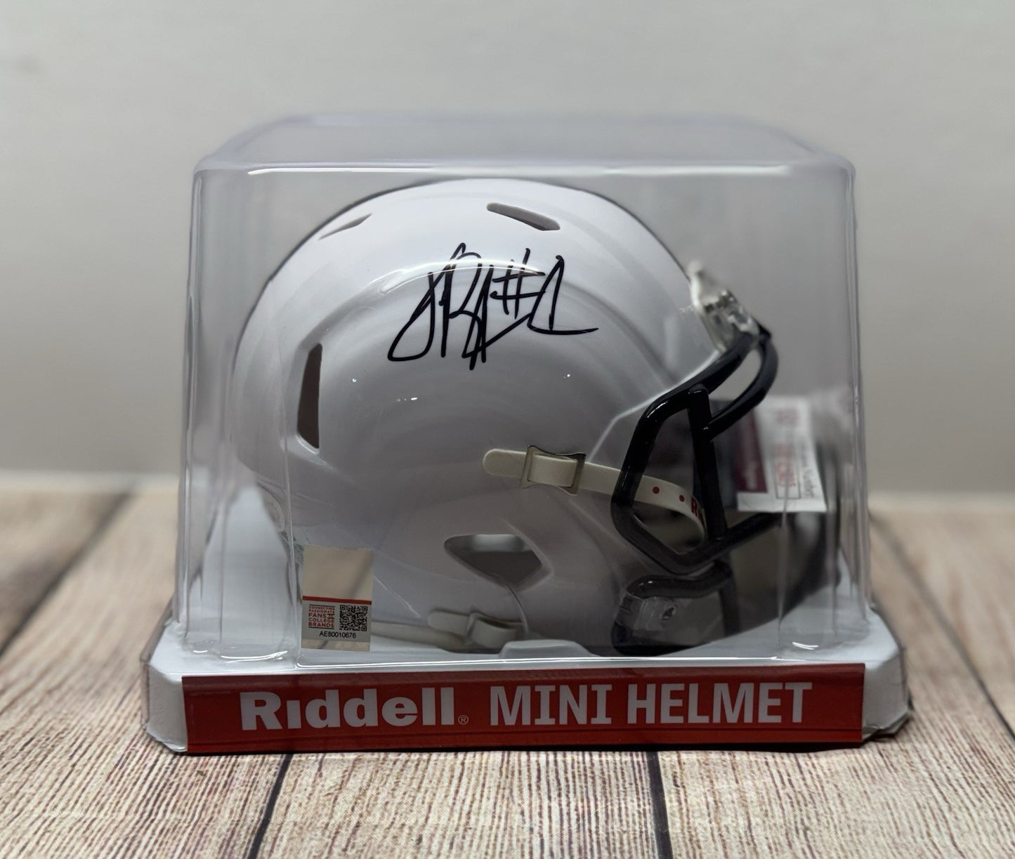 PENN STATE NITTANY LIONS JAYLEN REED SIGNED MINI HELMET JSA COA!!!