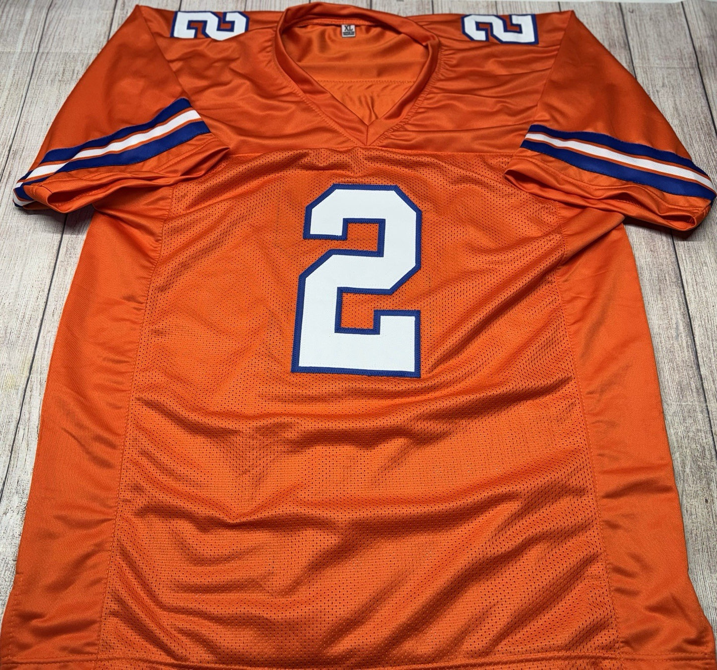DENVER BRONCOS PATRICK SURTAIN II SIGNED ORANGE TB CUSTOM JERSEY W/JSA COA!!!