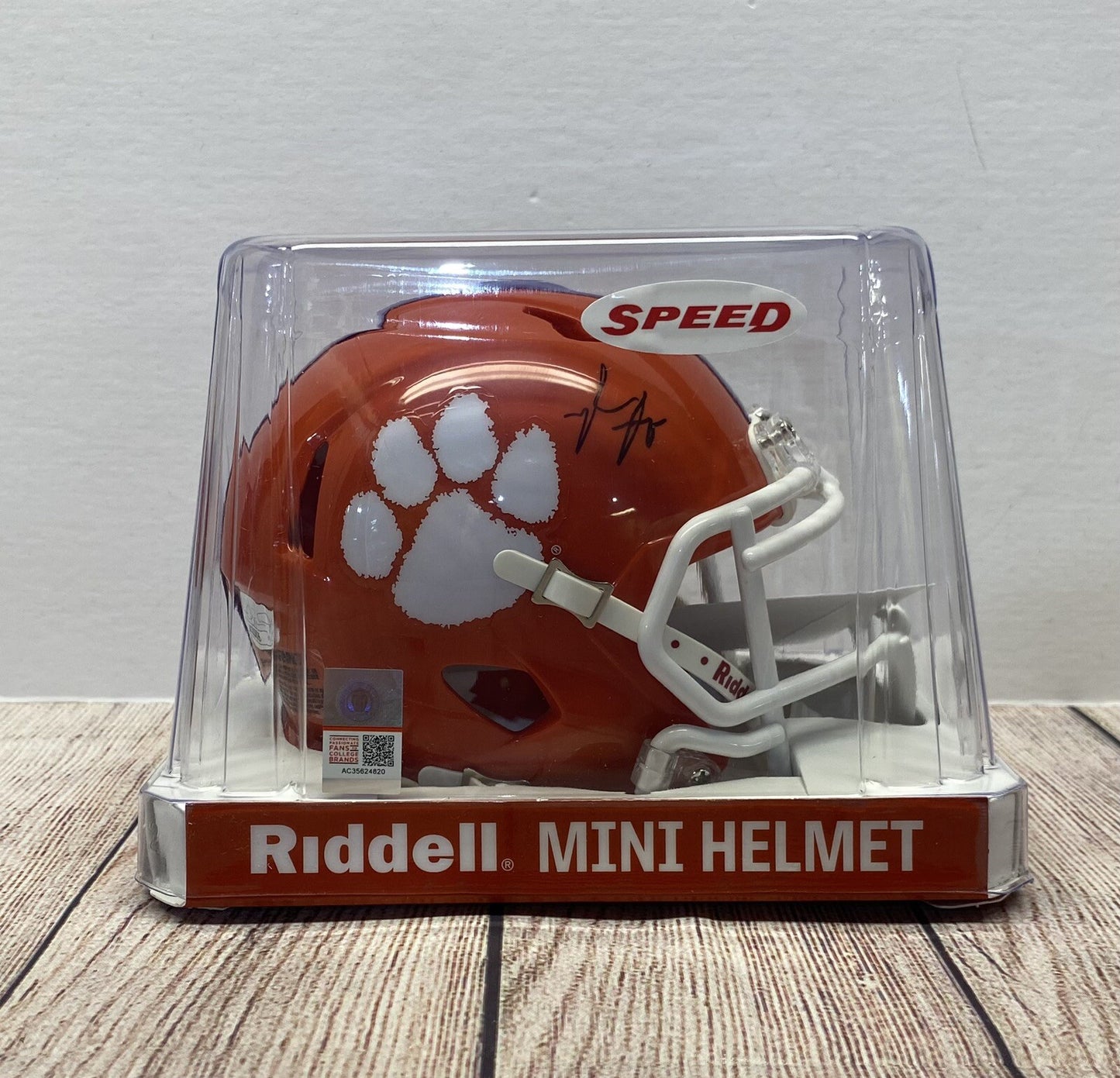 CLEMSON TIGERS MYLES MURPHY SIGNED MINI HELMET JSA COA!!!