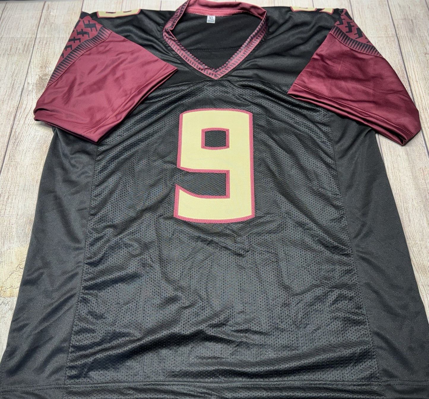 PETER WARRICK FLORIDA STATE SEMINOLES SIGNED CUSTOM BLACK JERSEY JSA COA!!!