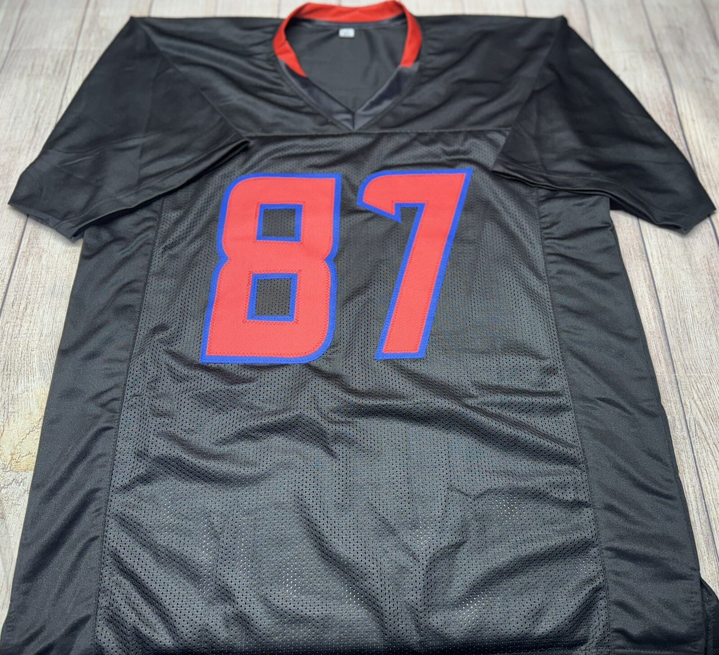 HOUSTON TEXANS CADE STOVER SIGNED BLACK ALT CUSTOM JERSEY BECKETT COA!!!!