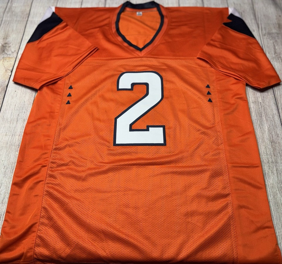 DENVER BRONCOS PATRICK SURTAIN II SIGNED CUSTOM ORANGE JERSEY BECKETT COA!!