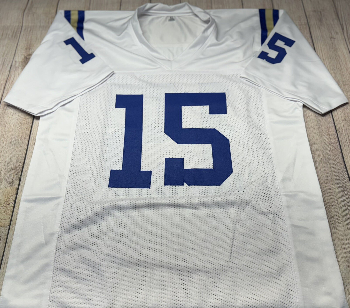 UCLA BRUINS LAIATU LATU SIGNED WHITE CUSTOM JERSEY JSA COA!!!!