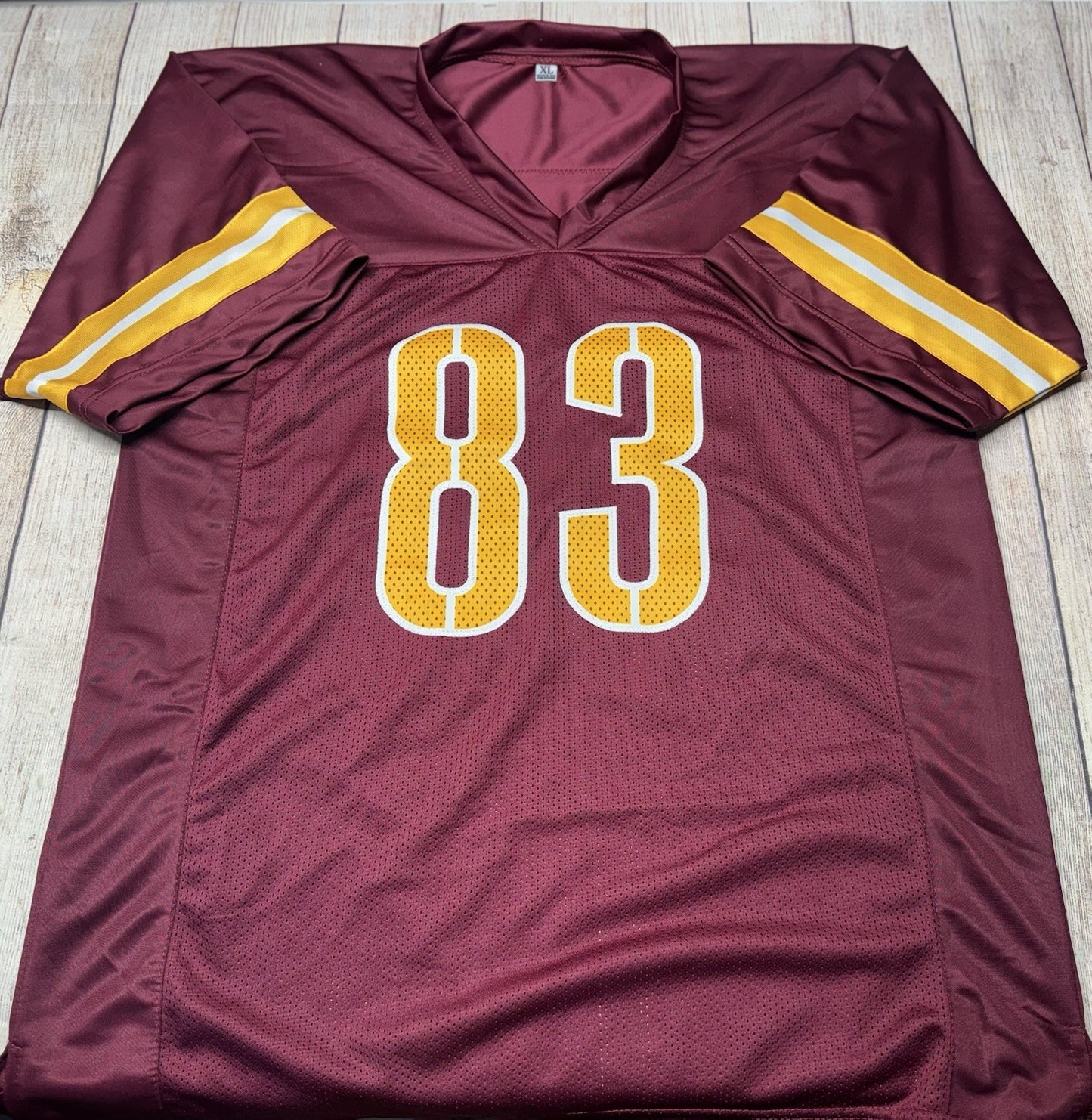 WASHINGTON COMMANDERS JAYLIN LANE SIGNED MAROON CUSTOM JERSEY BECKETT COA!!