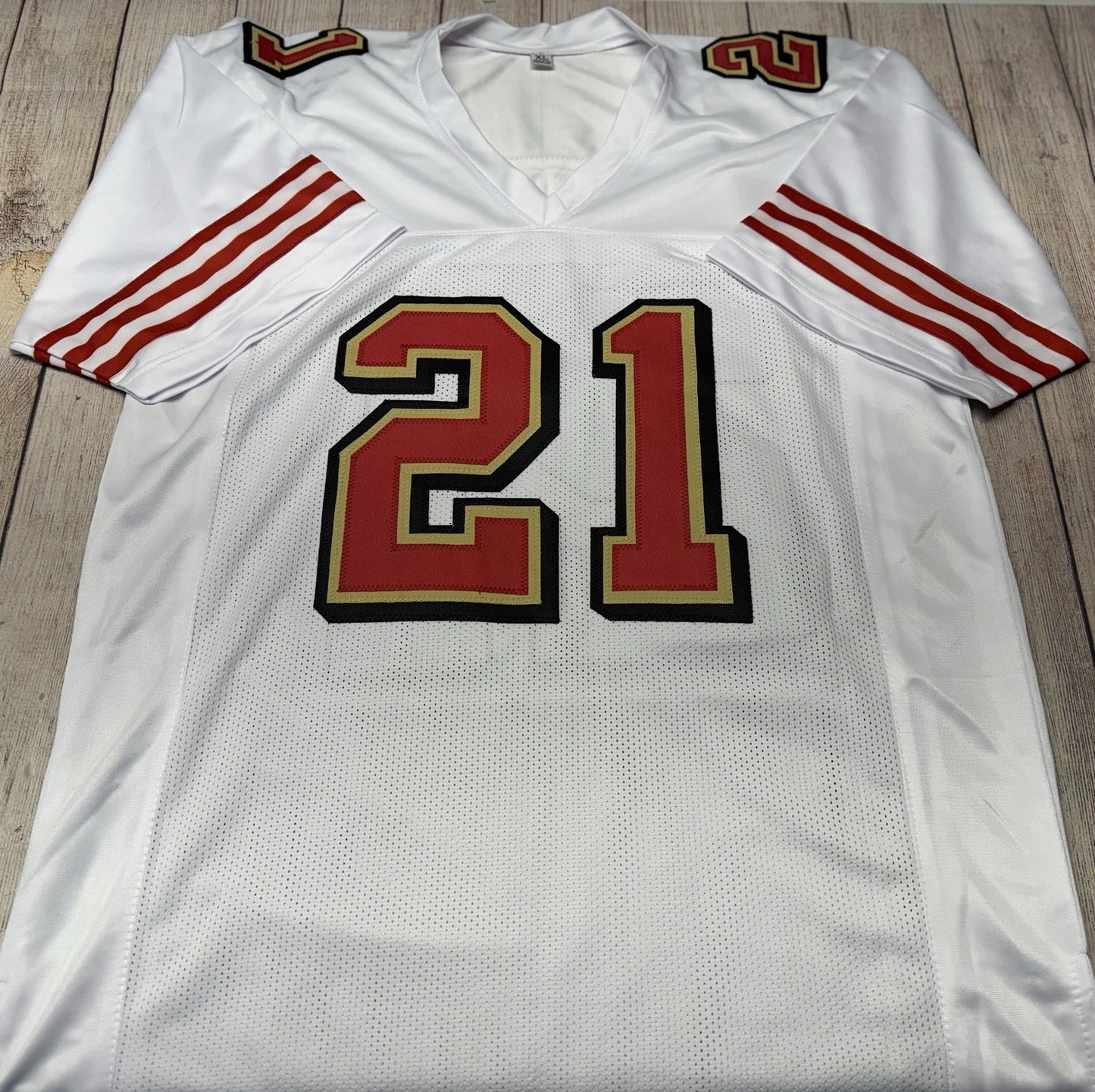 SAN FRANCISCO 49ERS FRANK GORE SIGNED TO WHITE CUSTOM JERSEY JSA COA!!!!