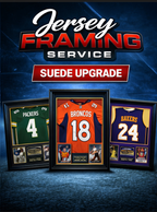 Jersey Framing Service - Suede Mat Upgrade