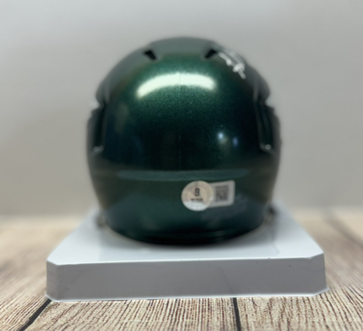 PHILADELPHIA EAGLES FLETCHER COX SIGNED SPEED MINI HELMET BECKETT COA