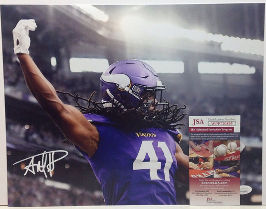 MINNESOTA VIKINGS ANTHONY HARRIS SIGNED 11x14 PHOTO3 JSA COA!!