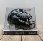 Nolan Smith JR Autographed Philadelphia Eagles Mini Helmet – JSA COA