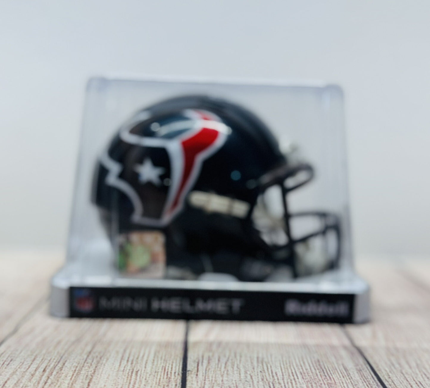 HOUSTON TEXANS CADE STOVER SIGNED SPEED MINI HELMET BECKETT COA!!!