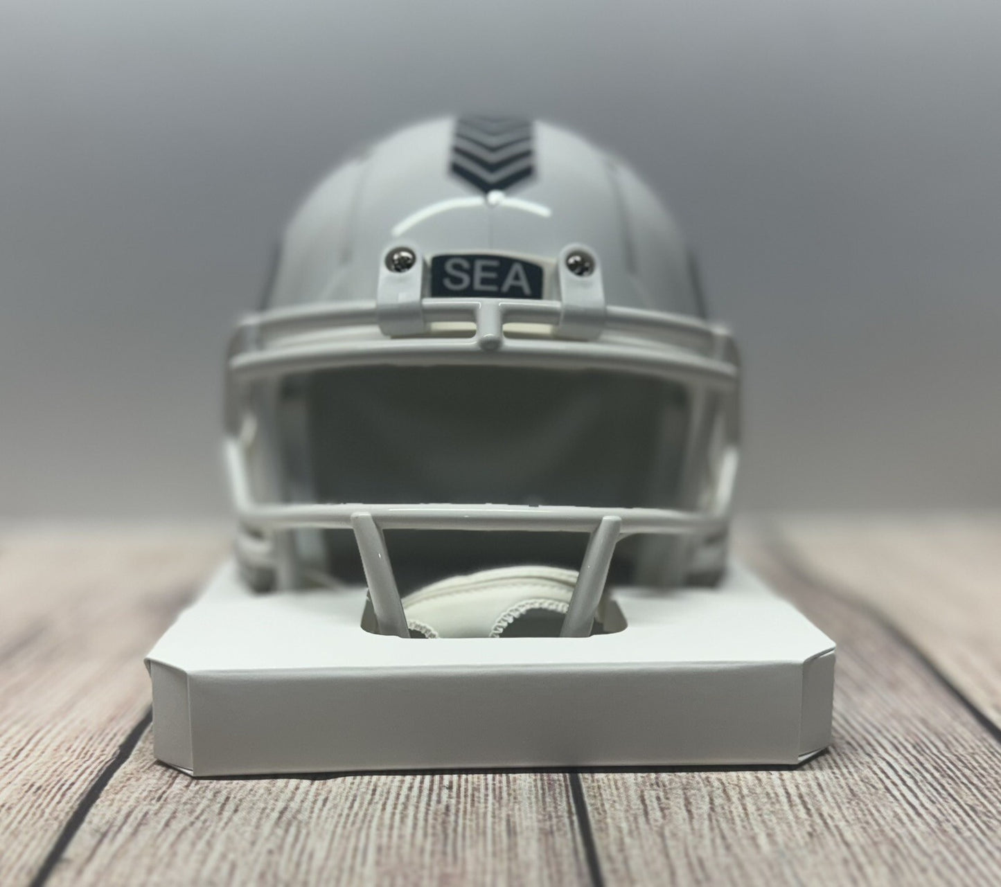 SEATTLE SEAHAWKS DEVON WITHERSPOON SIGNED 2024 SALUTE TO SERVICE MINI HELMET BEC