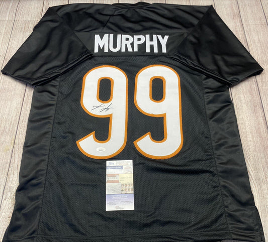 CINCINNATI BENGALS MYLES MURPHY SIGNED BLACK JERSEY JSA  COA!!!