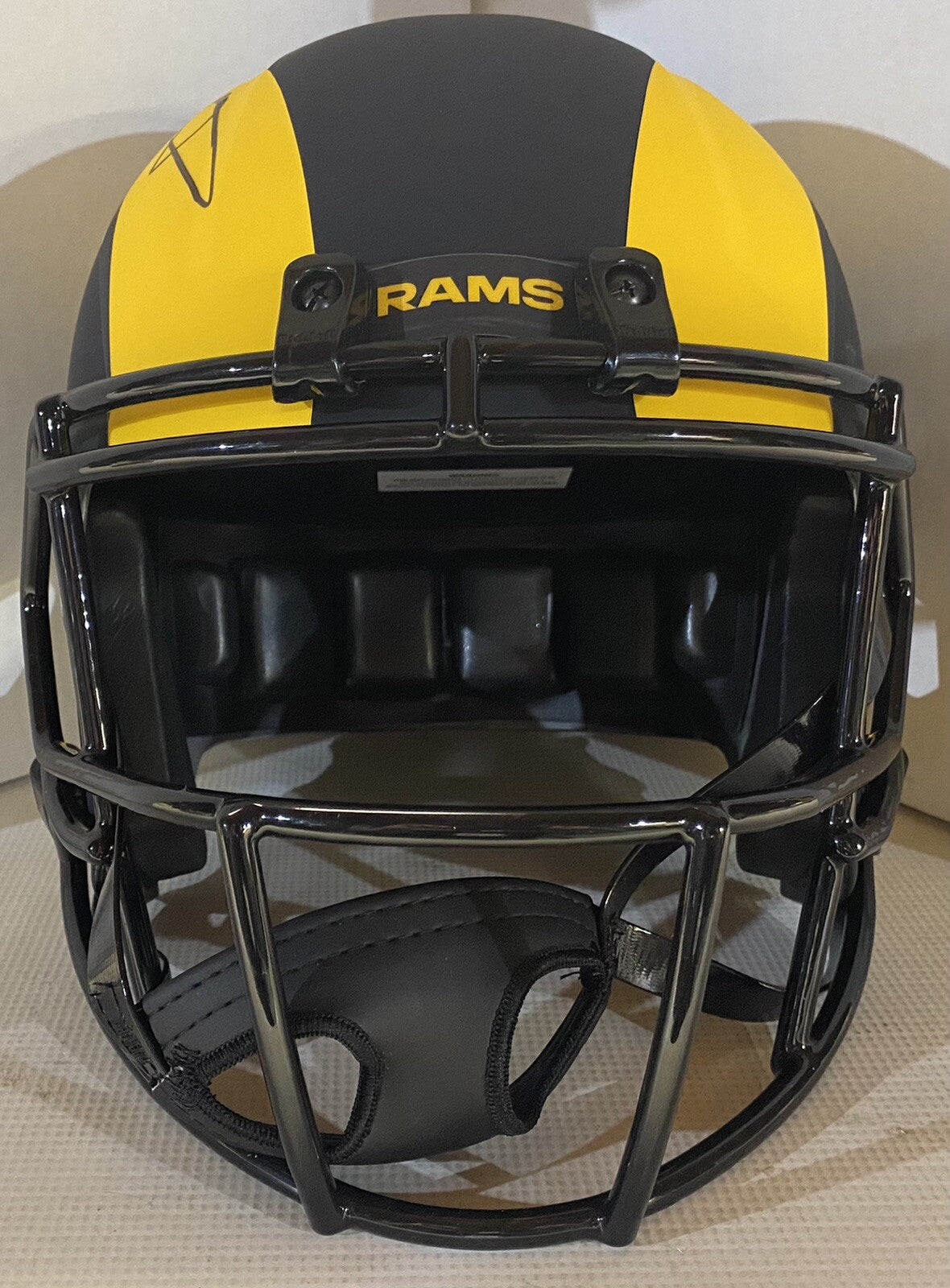 Aaron Donald Fullsize Eclipse Replica Autographed Los Angeles Rams Helmet – JSA COA