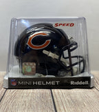 Roschon Johnson Autographed Chicago Bears Blue Mini Helmet – Beckett COA