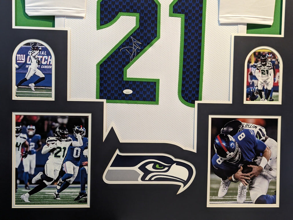 Devon Witherspoon Autographed Seattle Seahawks White Custom Jersey – JSA COA