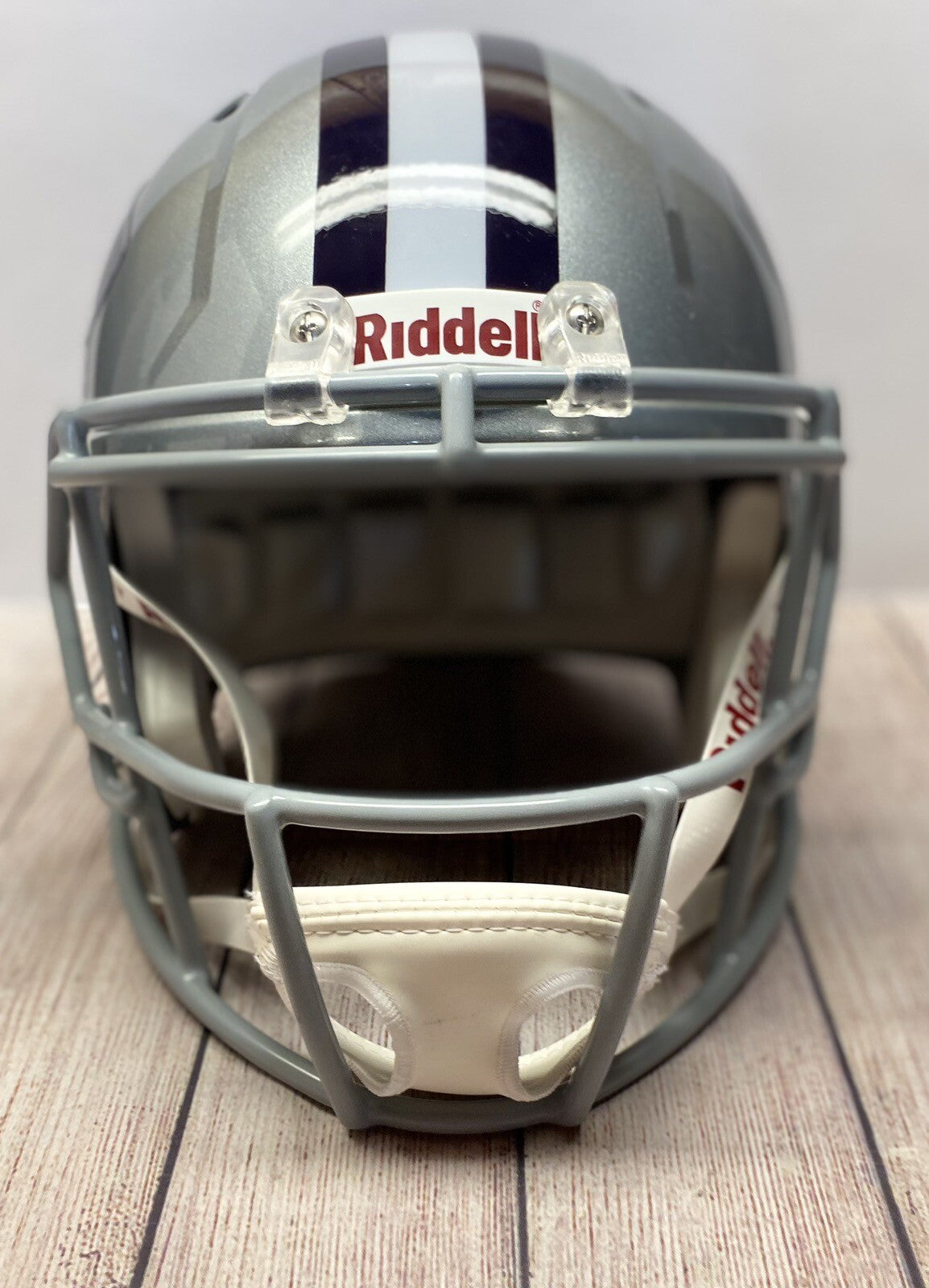 KANSAS STATE WILDCATS FELIX ANUDIKE-UZOMAH SIGNED F/S REPLICA HELMET2  BECKETT