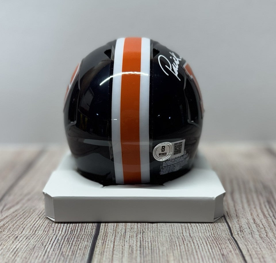 DENVER BRONCOS PATRICK SURTAIN II SIGNED COLOR RUSH MINI HELMET BECKETT COA!!!