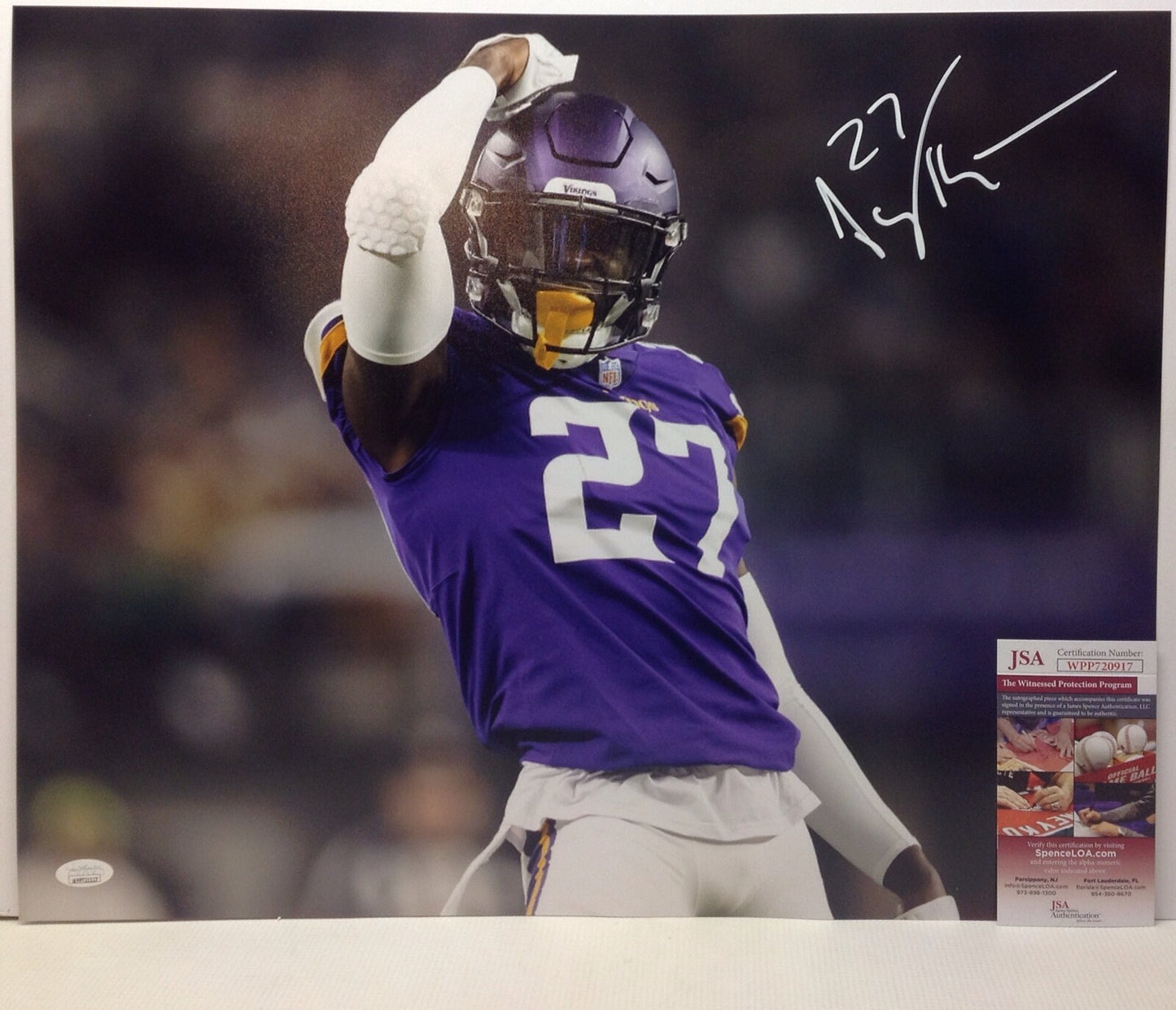 MINNESOTA VIKINGS JAYRON KEARSE SIGNED 16X20 PHOTO3 JSA COA!!