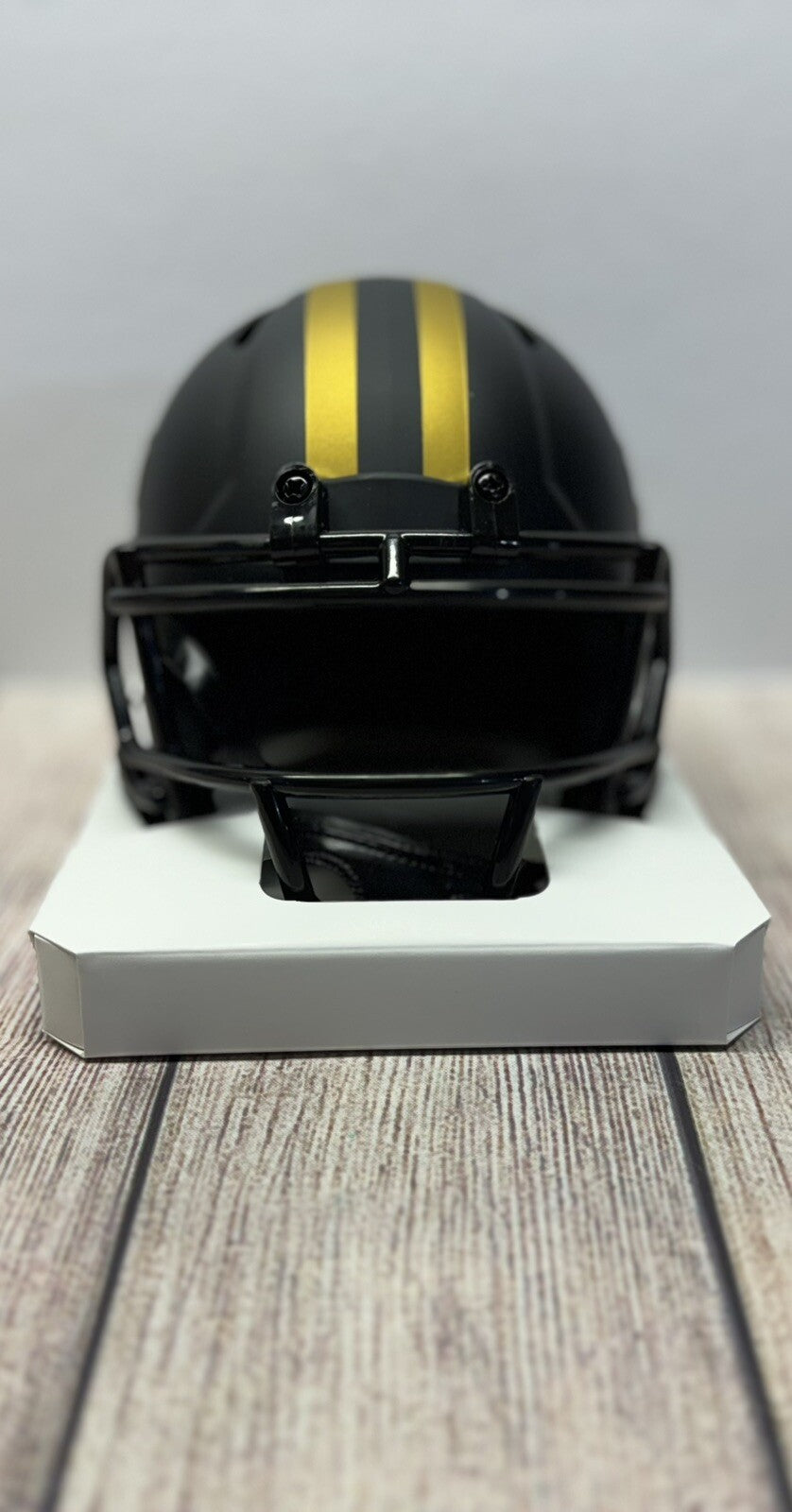 NEW ORLEANS SAINTS BRYAN BRESEE SIGNED ECLIPSE MINI HELMET  JSA COA