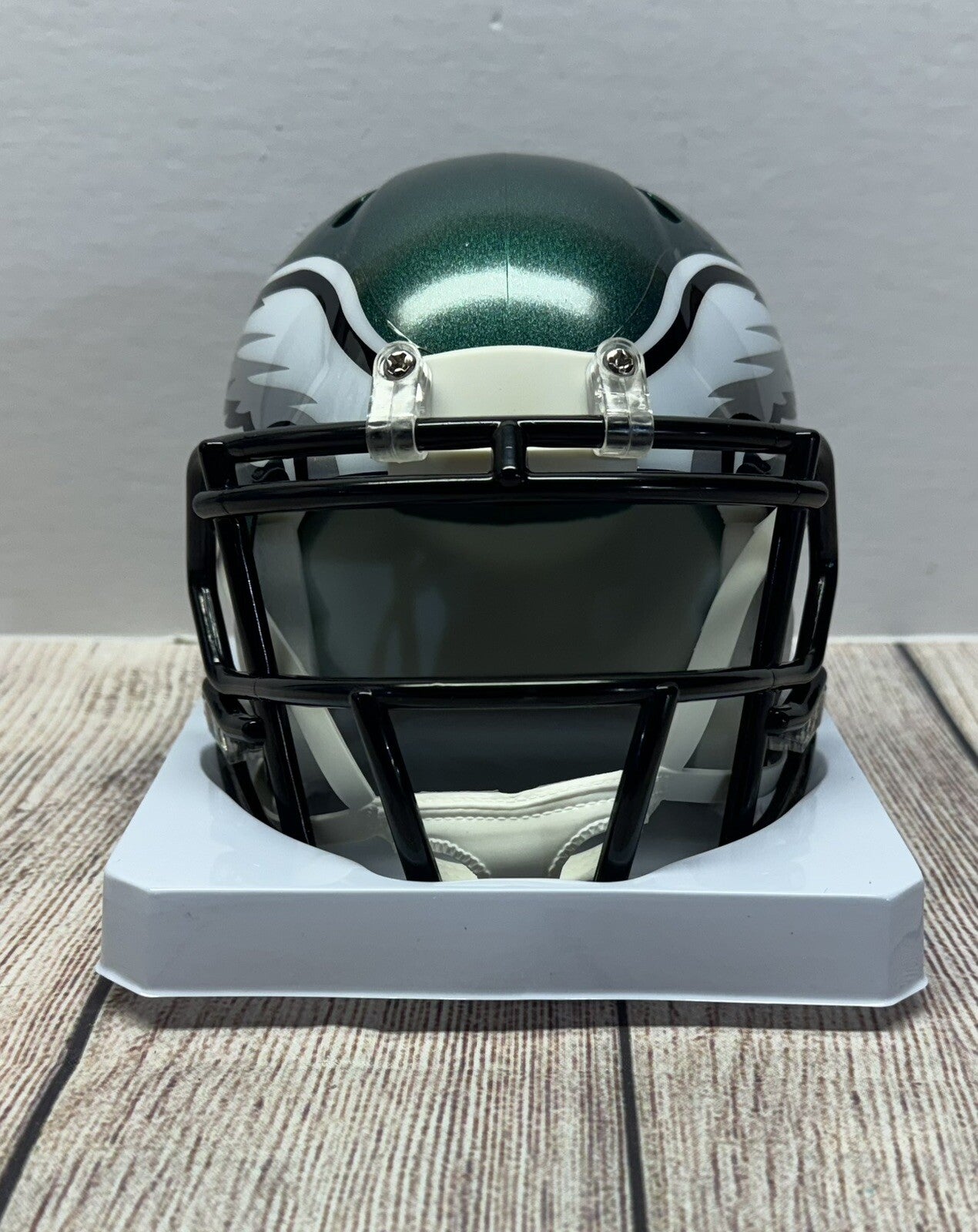 PHILADELPHIA EAGLES FLETCHER COX SIGNED SPEED MINI HELMET BECKETT COA