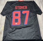 Cade Stover Alt Autographed Houston Texans Black Custom Jersey – Beckett COA
