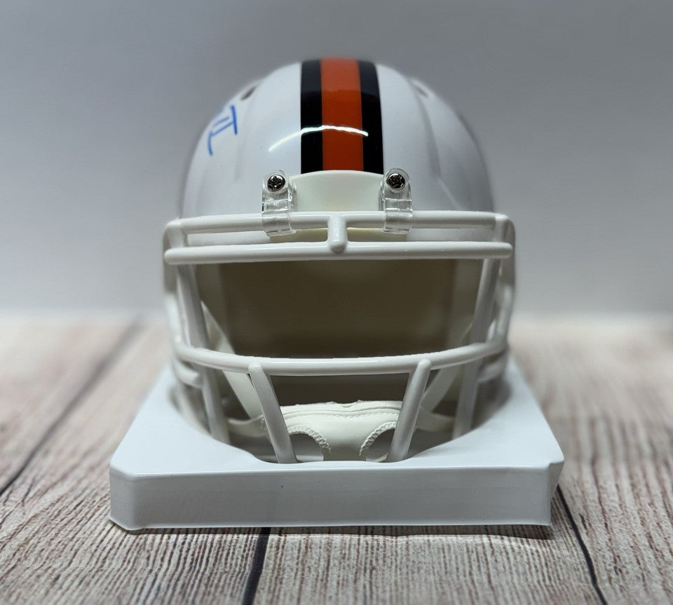 DENVER BRONCOS PATRICK SURTAIN II SIGNED 24” ALTERNATE MINI HELMET BECKETT