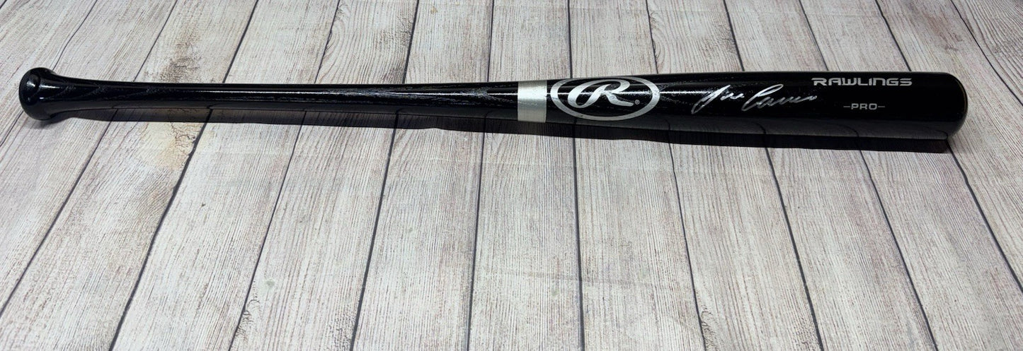 JOSE CANSECO SIGNED RAWLINGS PRO BLACK 34” BAT JSA COA