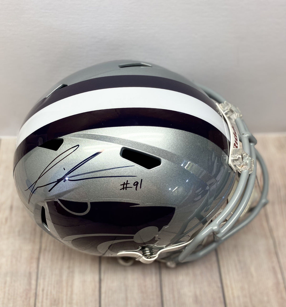 Kansas State Wildcats Felix Anudike-uzomah F S Replica Autographed Helmet – Beckett COA