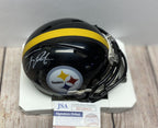 Joey Porter JR Autographed Pittsburgh Steelers Mini Helmet – JSA COA
