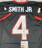 Georgia Bulldogs Nolan Smith JR Autographed Black Custom Jersey – JSA COA
