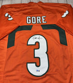 Miami Hurricanes Frank Gore Autographed Orange Custom Jersey – Beckett COA