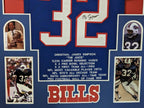 O.J. Simpson Stat Autographed Buffalo Bills Blue Custom Jersey – JSA COA
