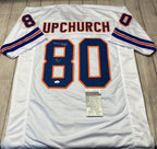 Rick Upchurch Rof 14 Autographed Denver Broncos White Custom Jersey – JSA COA