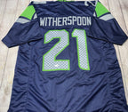 Devon Witherspoon Autographed Seattle Seahawks Blue Custom Jersey – JSA COA