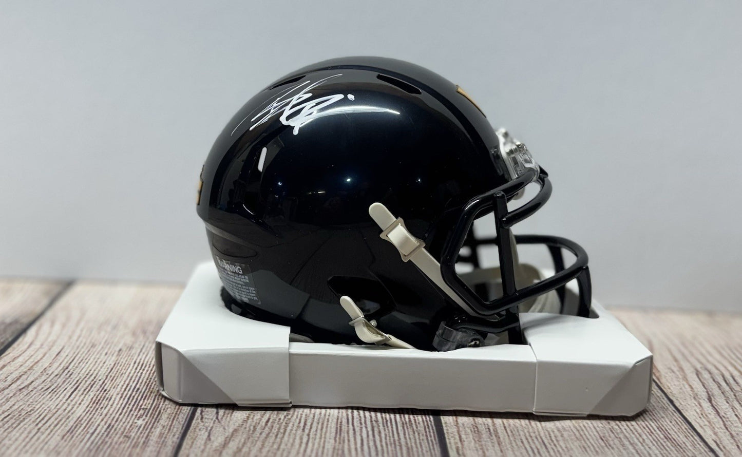 WASHINGTON COMMANDERS SIGNED BRIAN ROBINSON JR BLACK SPEED MINI HELMET PSA COA!!