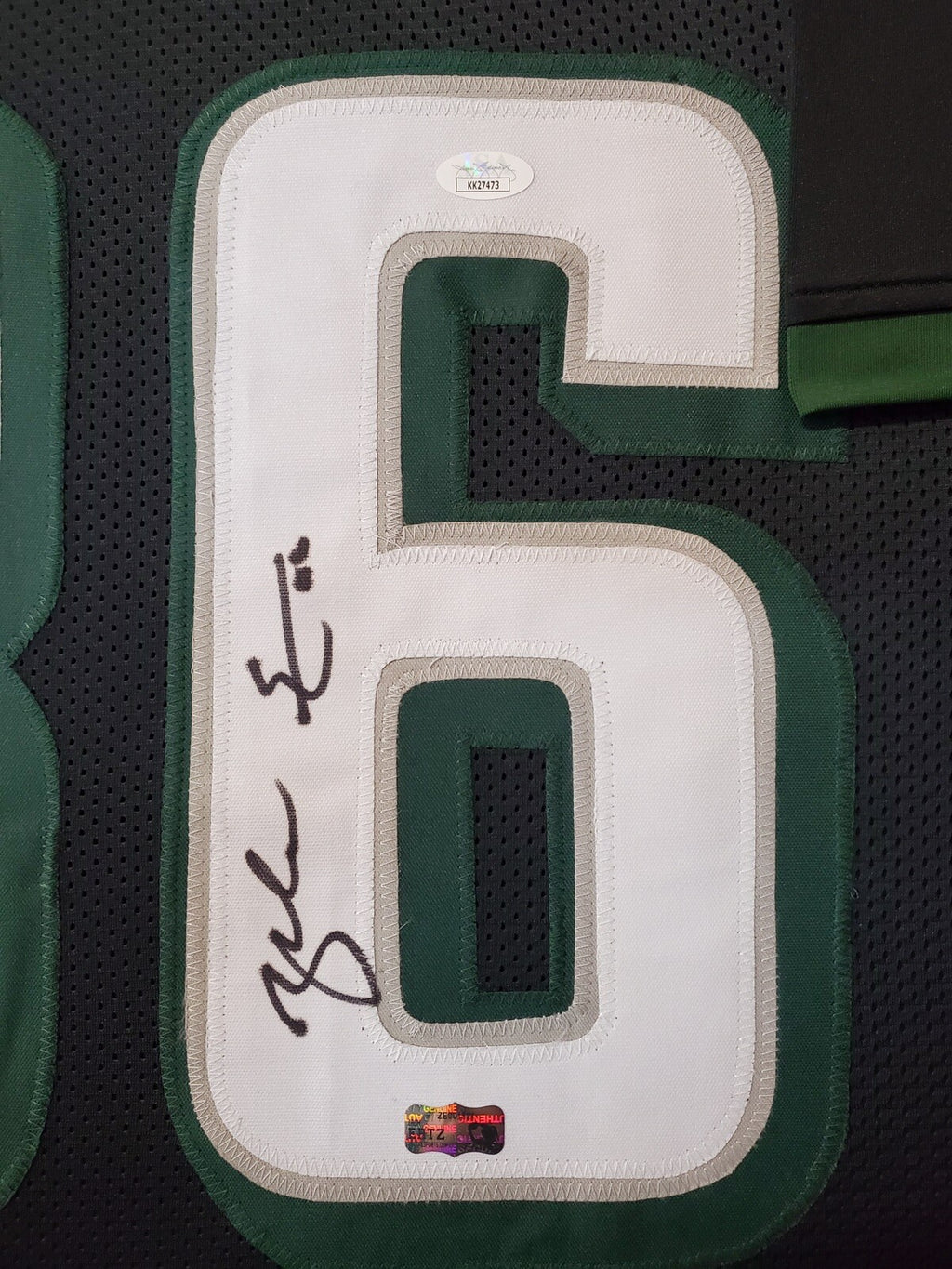 Zach Ertz Autographed Philadelphia Eagles Black Custom Jersey – JSA COA
