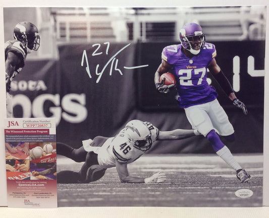 MINNESOTA VIKINGS JAYRON KEARSE SIGNED 11x14 PHOTO2 JSA COA!!