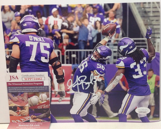 MINNESOTA VIKINGS GARRETT BRADBURY SIGNED 8x10 PHOTO6 JSA COA!!