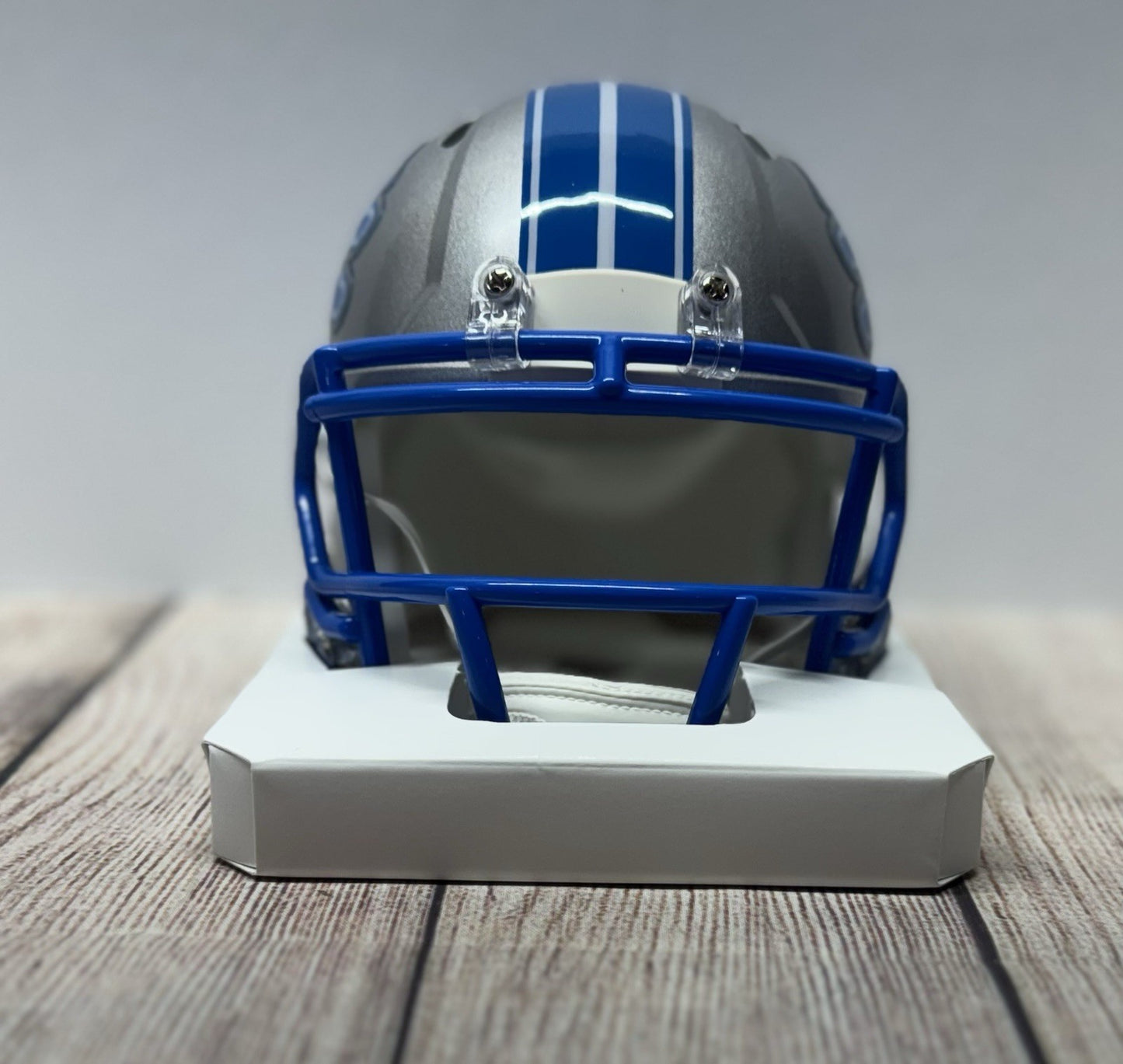 DETROIT LIONS GRANT STUARD SPEED MINI HELMET JSA COA!!