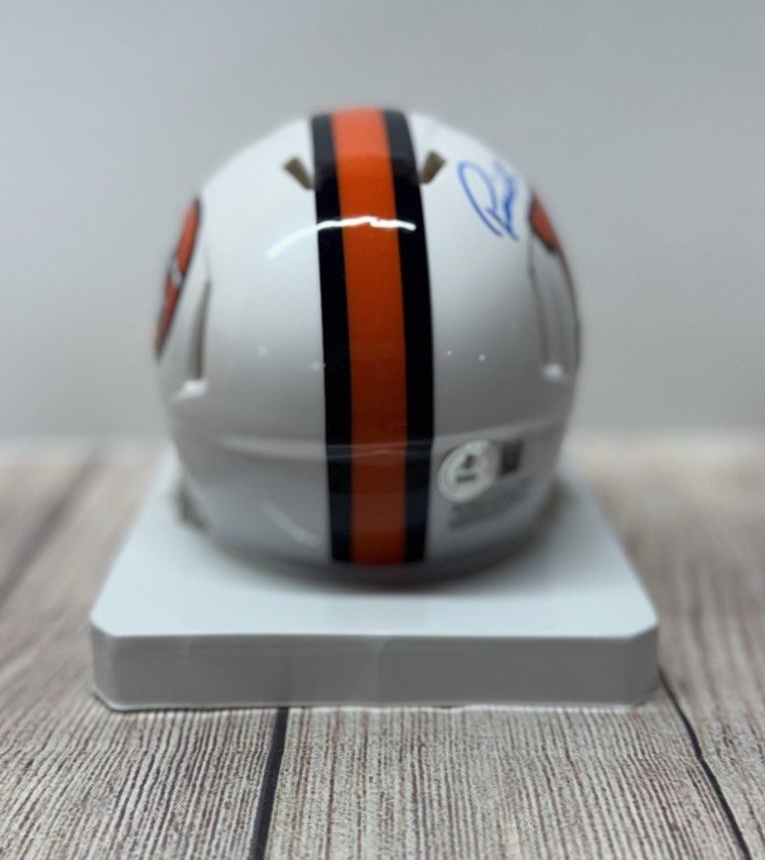 DENVER BRONCOS PATRICK SURTAIN II SIGNED 24” ALTERNATE MINI HELMET BECKETT