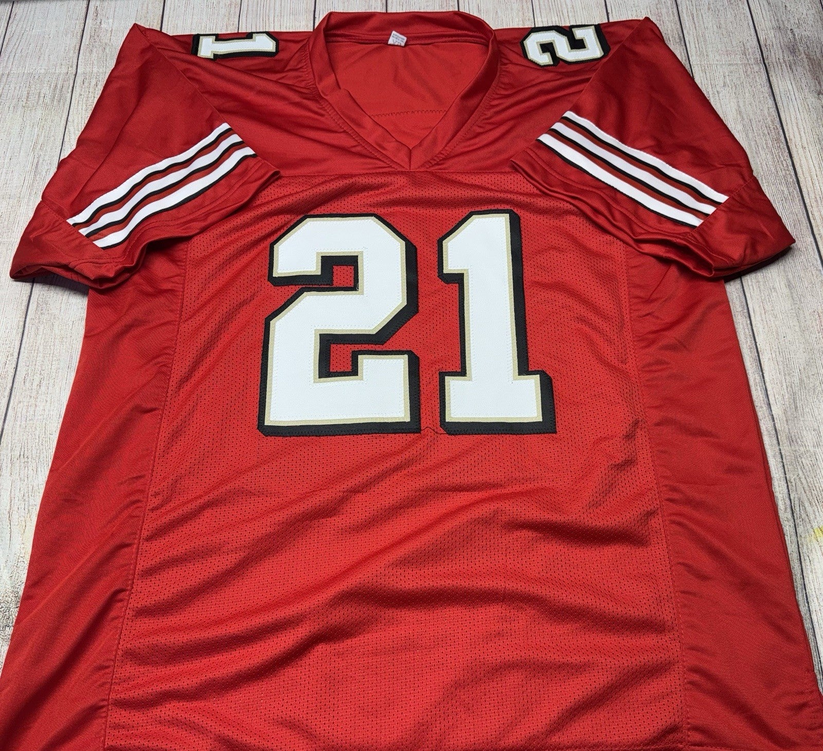 Frank Gore Autographed San Francisco 49ers Red Custom Jersey – JSA COA