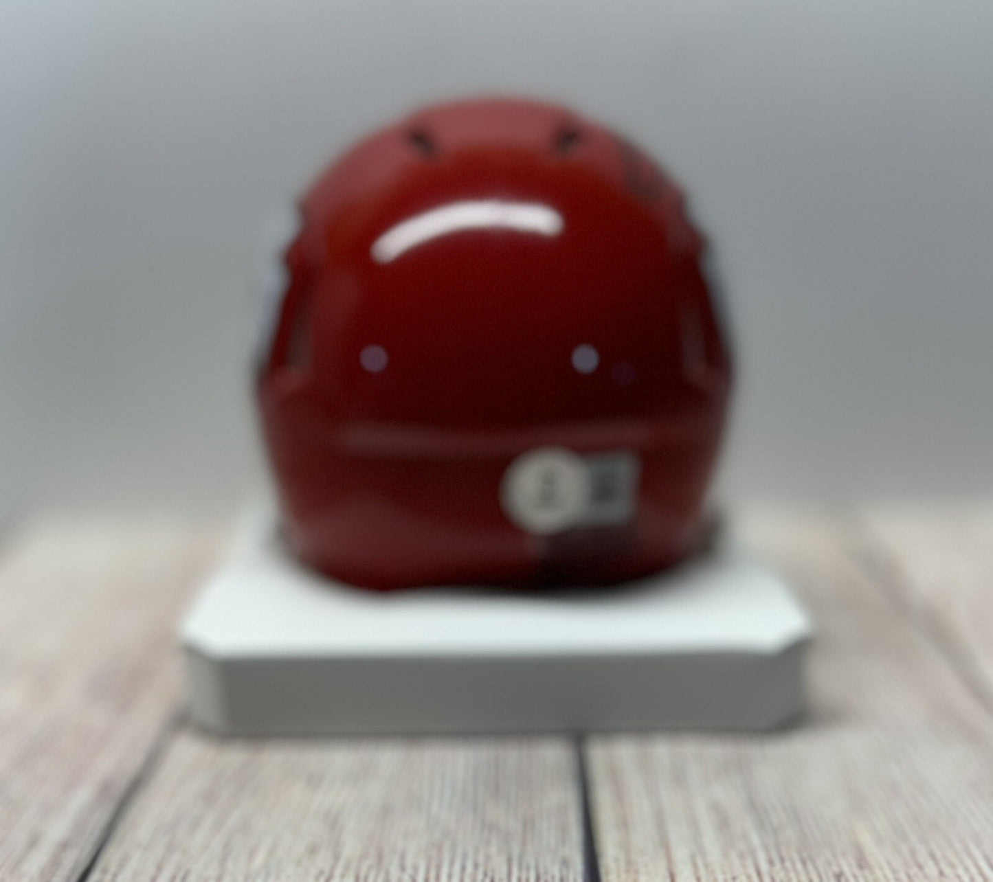 KANSAS CITY CHIEFS FELIX ANUDIKE-UZOMAH SIGNED MINI HELMET2   BECKETT COA!!!