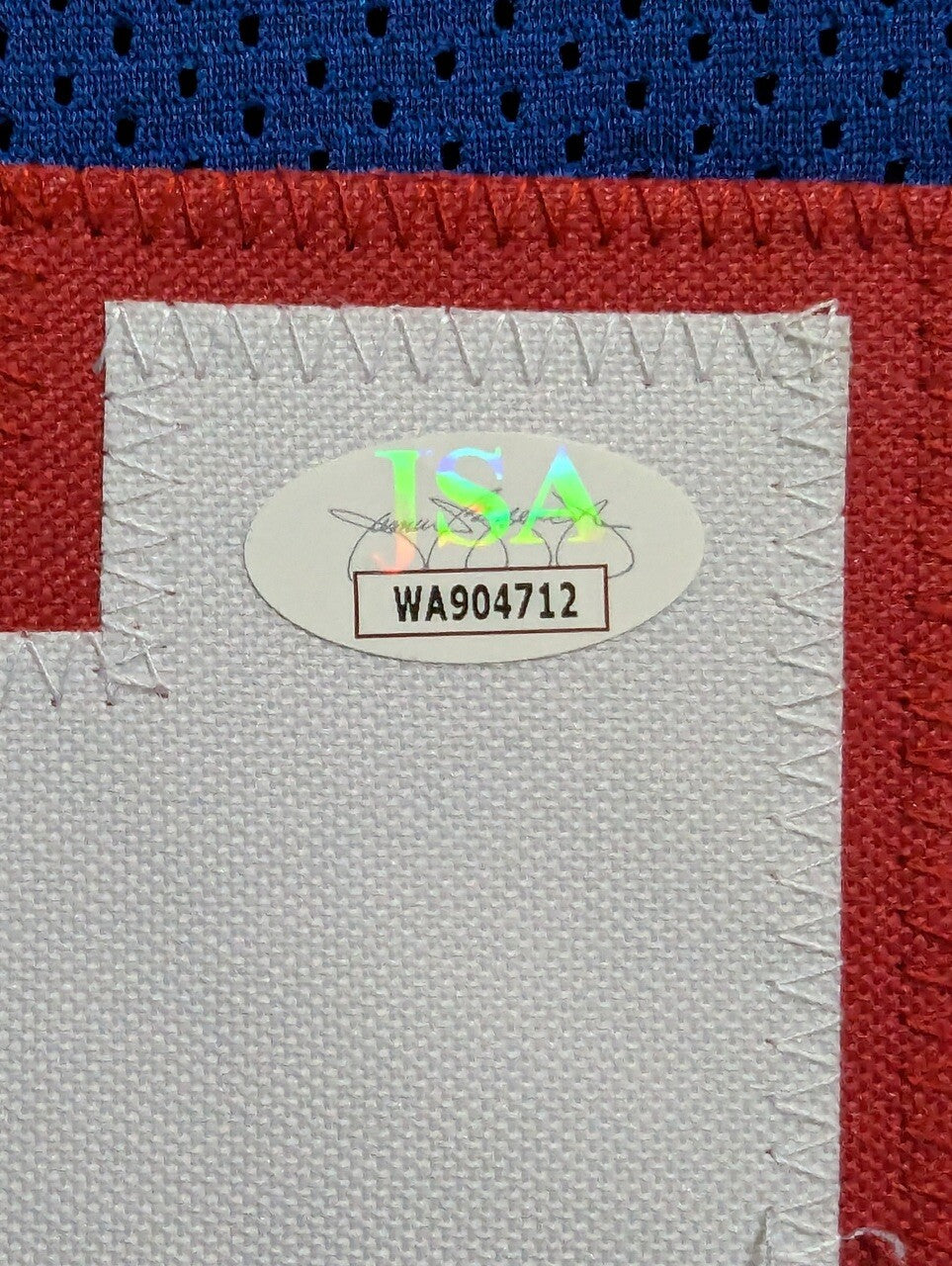 BUFFALO BILLS FRAMED O.J. SIMPSON SIGNED BLUE CUSTOM JERSEY JSA COA!!!