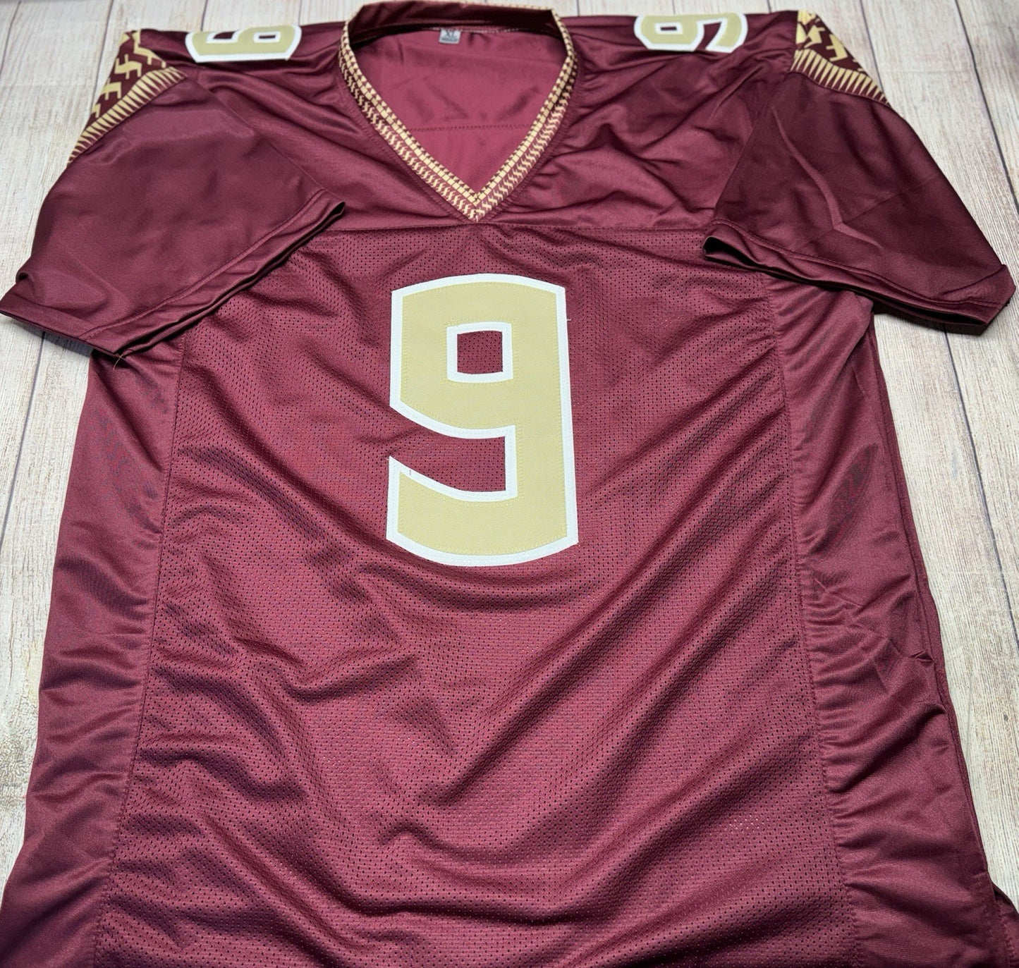 PETER WARRICK FLORIDA STATE SEMINOLES SIGNED CUSTOM MAROON JERSEY JSA COA!!!