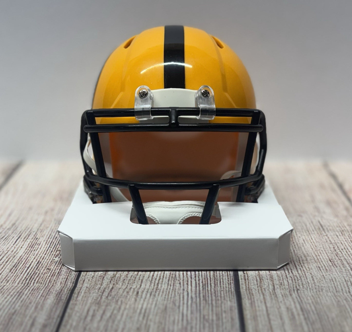 PITTSBURGH STEELERS JOEY PORTER JR SIGNED ALTERNATE MINI HELMET JSA COA!!!