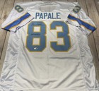 PHILADELPHIA BELL (WFL) VINCE PAPALE SIGNED WHITE CUSTOM JERSEY “INVINCIBLE” JSA